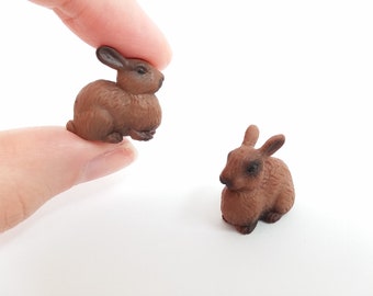 plastic bunny figurines