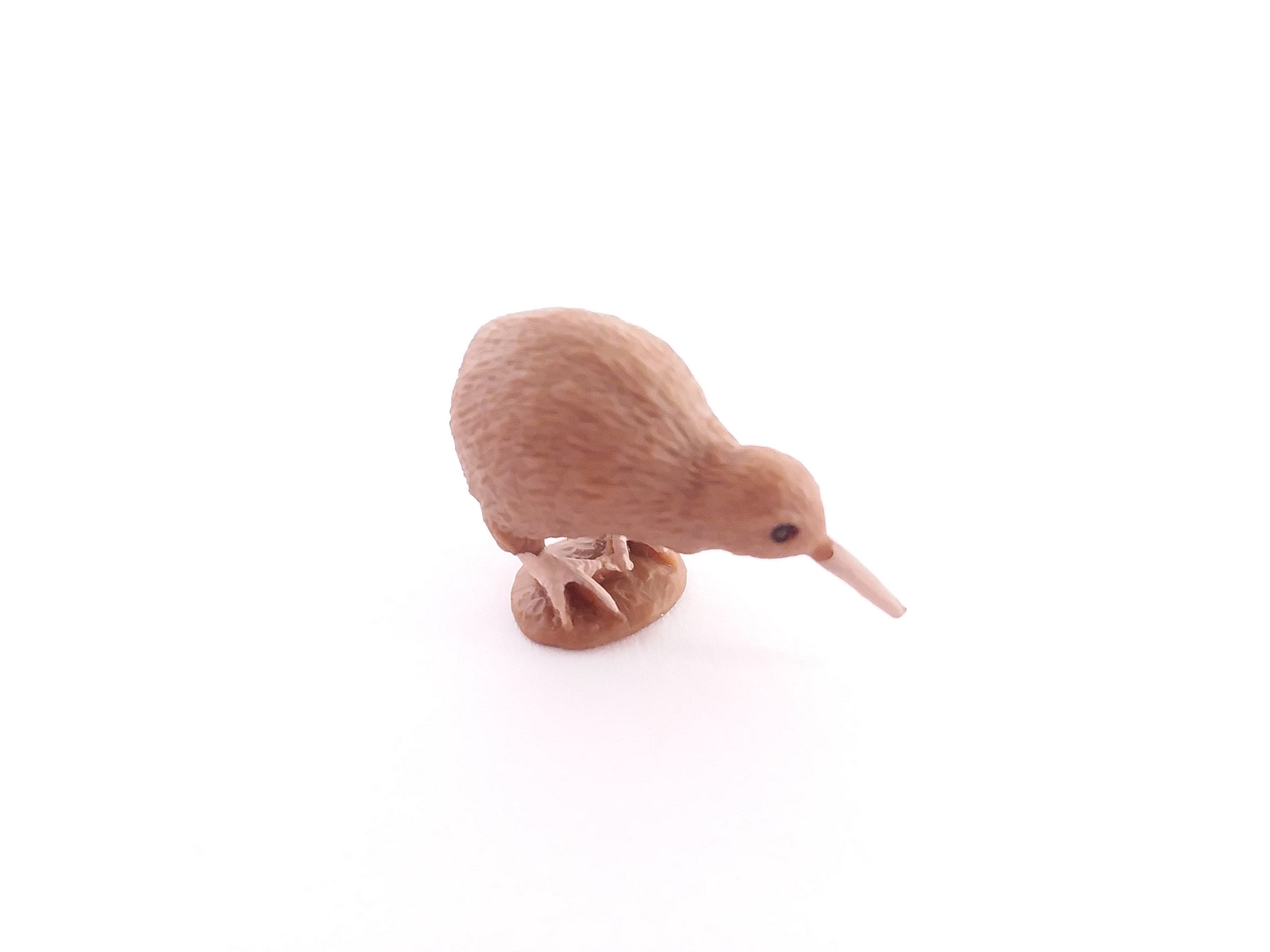 Buy Tiny Kiwi Bird Figurine - Soft Plastic Bird for Fairy Garden