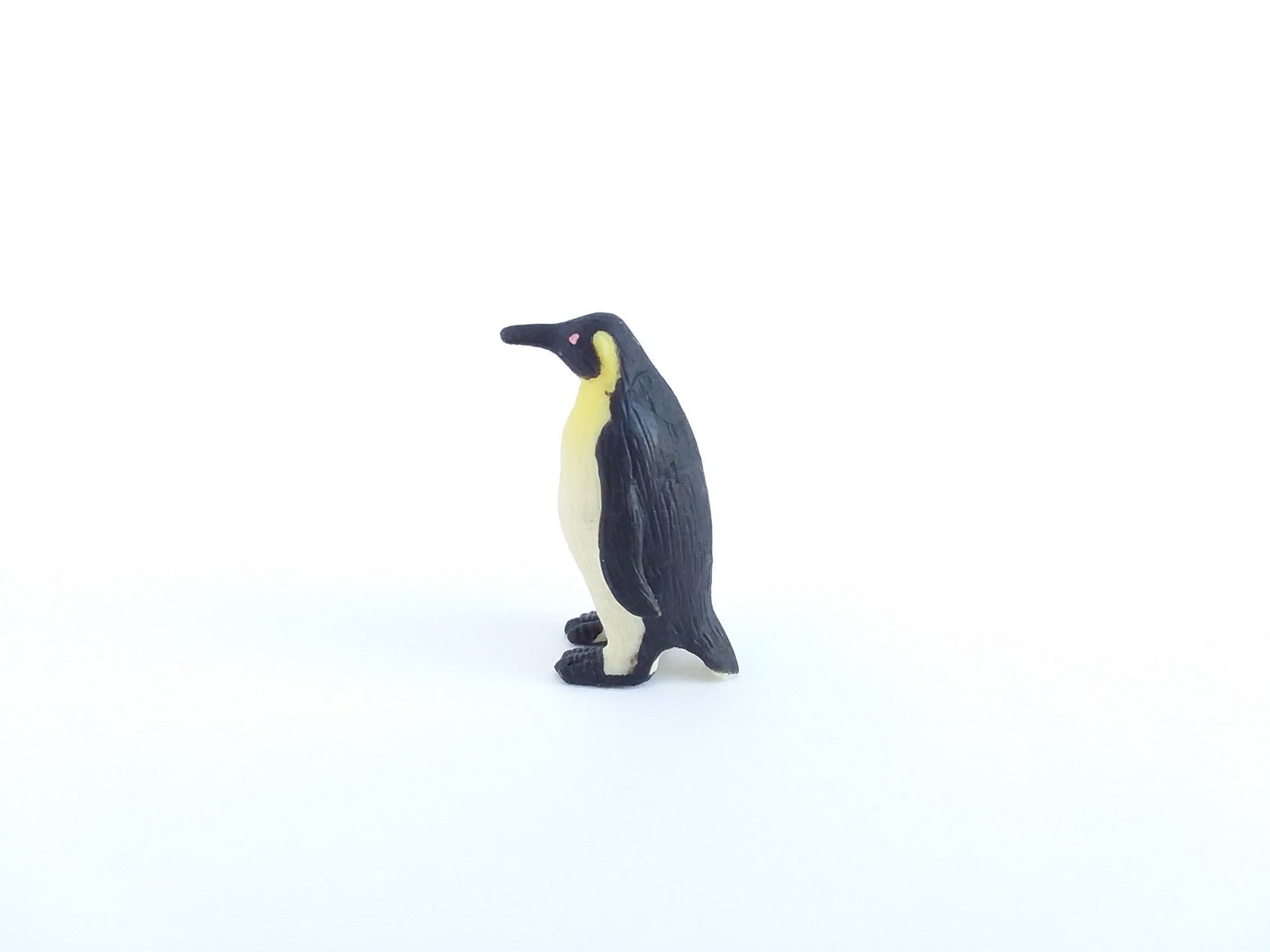Tiny Penguin Figurine Soft Plastic Emperor Penguin for Etsy
