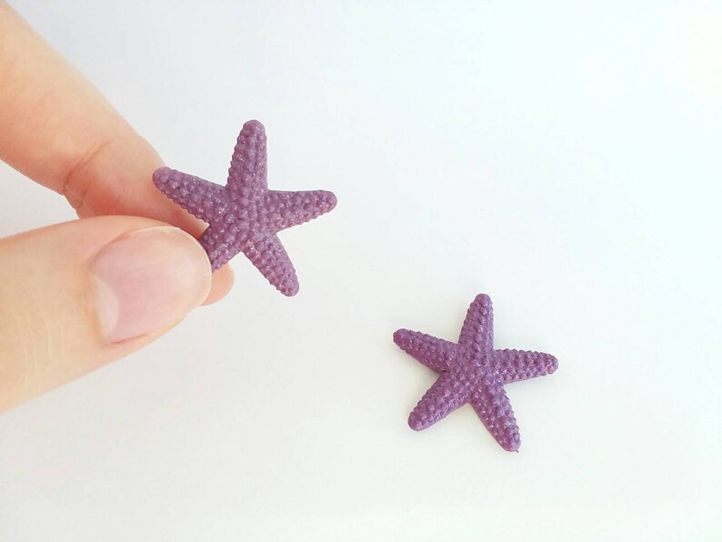 Tiny Starfish Figurine Soft Plastic Star Fish for Diorama or Etsy