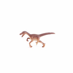 Plastic Raptors Tiny Raptor Figurine - Soft Plastic Dinosaur for Fairy Garden, Diorama ...