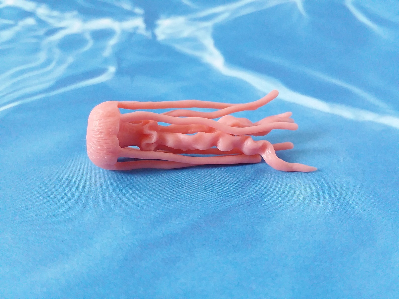 Tiny Jellyfish Figurine Soft Plastic Animal for Diorama or Etsy
