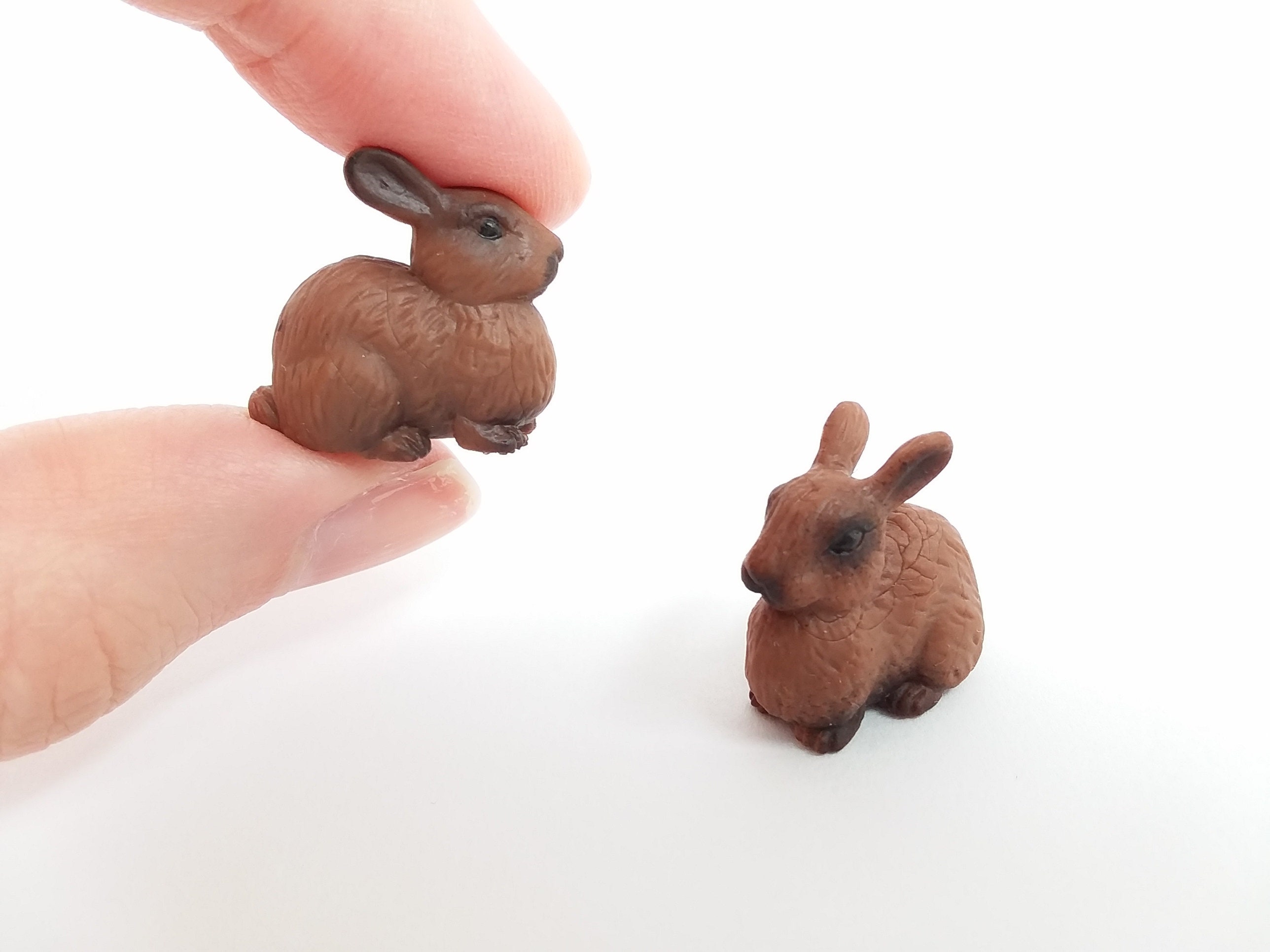 Miniature Dollhouse FAIRY GARDEN Accessories ~ The Wild Ones Bria Bunny Rabbit 