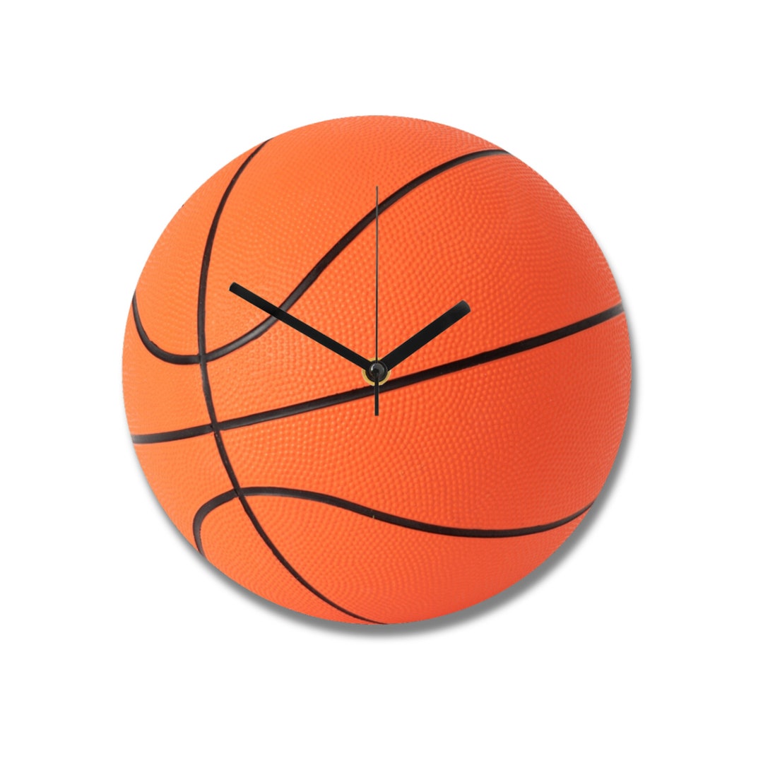 Basketball Clock Large Wall Clock Unique Modern Wall Clocks Etsy