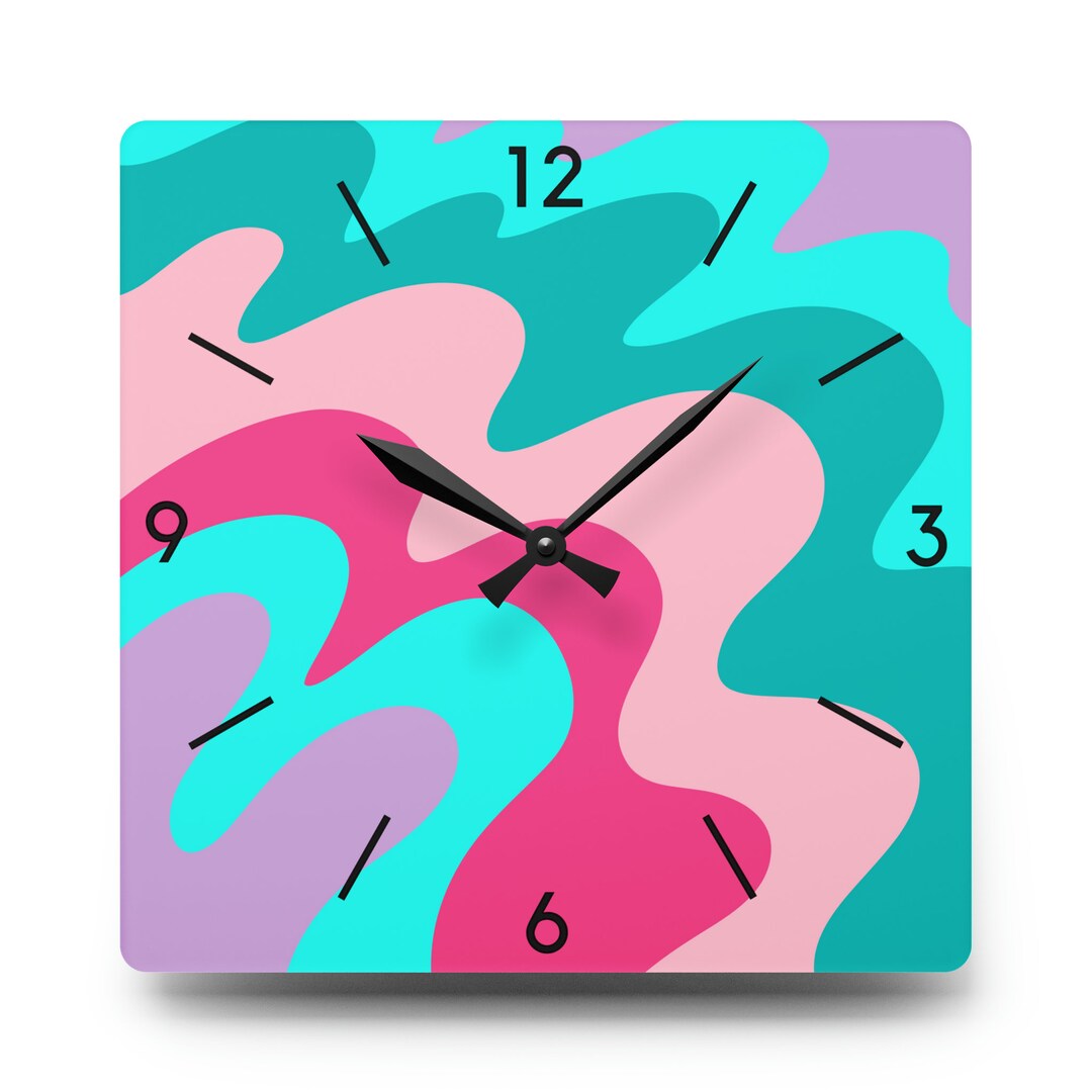 24 Inch Retro Oversized Wall Clock Modern Large Wall Clock Etsy