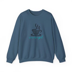 Cozy Java Script Coffee Sweatshirt | Perfect for Coffee Lovers, Coders, Developers, Gift for Friends, Relaxed Fit