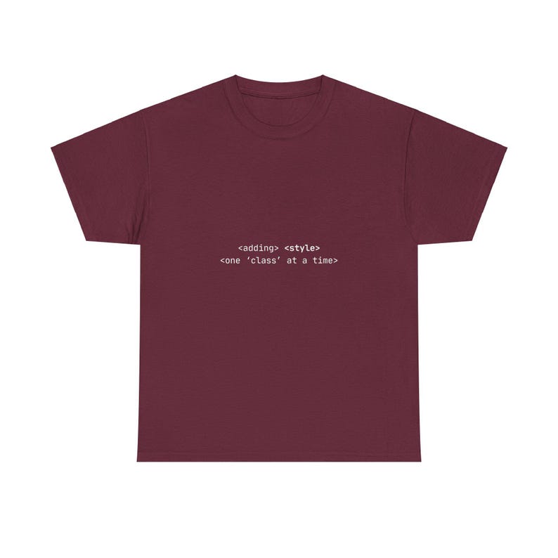 Aangepaste CSS e-learning ontwikkelaar grappige tshirt, programmeur coderingst-shirt, webontwikkelaar cadeau, uniseks katoenen shirt, computerwetenschappelijke top afbeelding 1