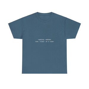 Aangepaste CSS e-learning ontwikkelaar grappige tshirt, programmeur coderingst-shirt, webontwikkelaar cadeau, uniseks katoenen shirt, computerwetenschappelijke top afbeelding 4