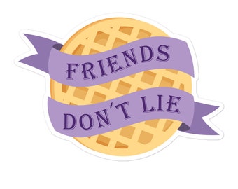 Naklejka Waffle z serialu Przyjaciele nie kłamią Stranger Things