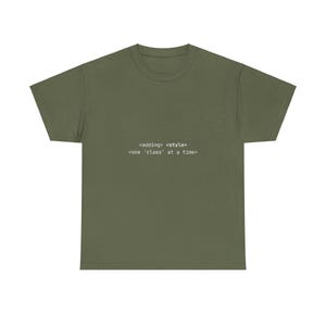 Aangepaste CSS e-learning ontwikkelaar grappige tshirt, programmeur coderingst-shirt, webontwikkelaar cadeau, uniseks katoenen shirt, computerwetenschappelijke top afbeelding 2