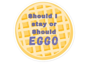 Naklejka Eggo z serialu Stranger Things