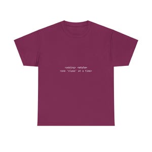 Aangepaste CSS e-learning ontwikkelaar grappige tshirt, programmeur coderingst-shirt, webontwikkelaar cadeau, uniseks katoenen shirt, computerwetenschappelijke top afbeelding 5