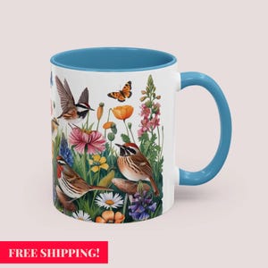 Wren Mug Gift for Bird Lovers | Birdwatcher Gift for Birder | Tea or Coffee Mug for Wren Lovers | Woodland Animal | Bird Gifts for Women
