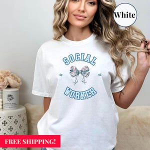 Comfort Colors Social Worker shirt | Social Work Month Gift  | Social Worker Gift | School Social Worker Shirt | LCSW LMSW