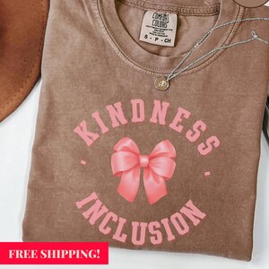 Comfort Colors ABA shirt | RBT Gift | Gift for Applied Behavior Technician & Behavior Analysis | BCBA shirt | Kindness and Inclusion Matters