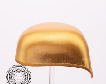Millinery Use Sinamay base with Satin Cover Crown With A Pointy End | PSBC-25002