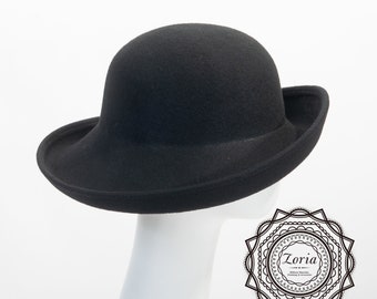 Round Crown profile Wool Hat | W0211