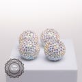 25mm Rhinestone Glass Crystal Clay Ball | Sold by piece | 801157-25