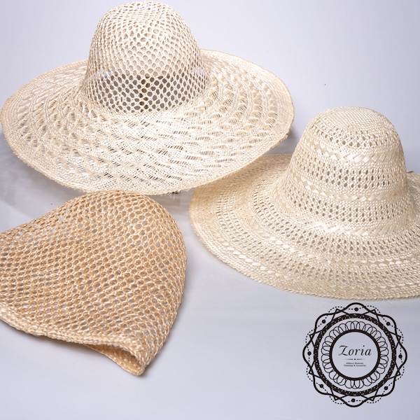 Sisal Straw Capelines and Hoods Hat Bodies | G-SISOL