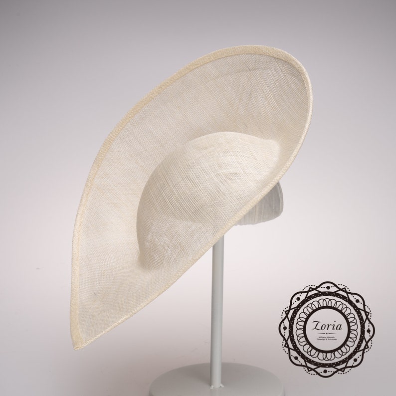 Streamlined Sinamay Millinery Bases PSBC-19105 image 8