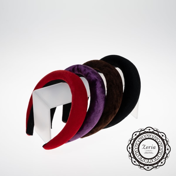 Wide  Velvet Padded Headband | CF-2.5VCF