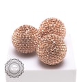 35mm Rhinestone Glass Crystal Clay Ball | SOLD BY Piece | 801157-35