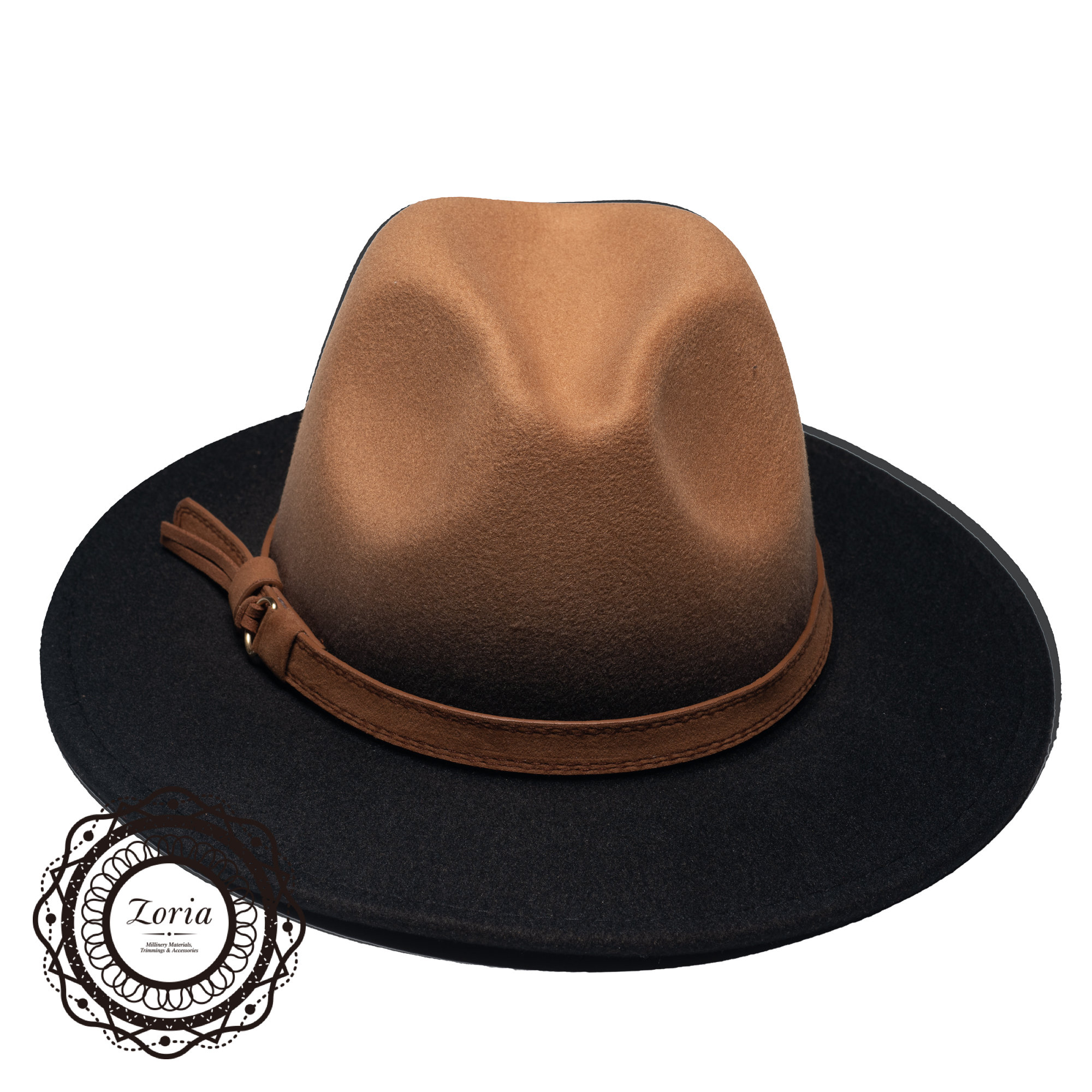 Classic Casual Two Tone Women Imitation Felt Fedora Hats  display picture 2