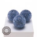 35mm Rhinestone Glass Crystal Clay Ball | SOLD BY Piece | 801157-35