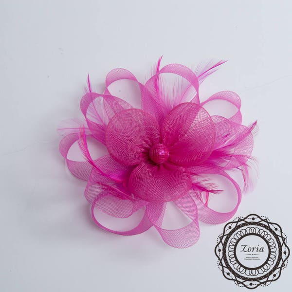 Crinoline Loops Flower Feather Horsehair Bow Trims For Fascinator, Cocktails, Hair Accessories | 802048
