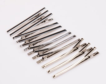 3 inches long Stainless steal alligator hair clip | 20PCS
