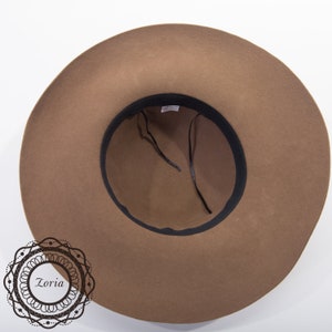 Floppy Swinger Blocked Untrimmed Wool Felt Hat Base | W0169A image 5