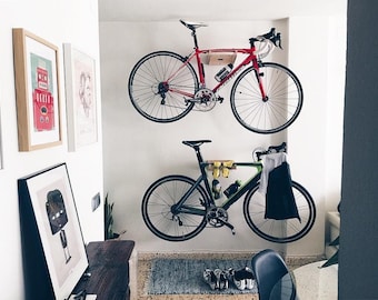 bicycle wall mounts for vertical storage. : r/woodworking