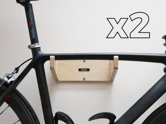 Soporte de pared para bicicletas de madera / portabicicletas de