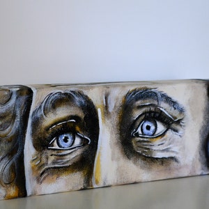 Gene Wilder Eyes Acrylic Painting Original Signed