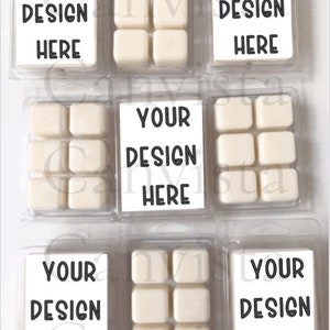 Wax Melt Mockup Bundle. Trio Mockup. Clamshell Mockup. Wax Melt Mockup