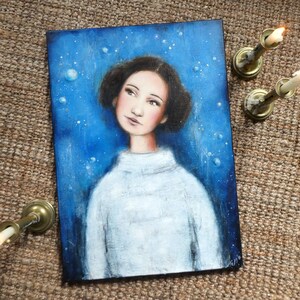 Peinture Leia, princesse des étoiles princesse Leia ordana Star Wars planètes espace cinema jedi image 5