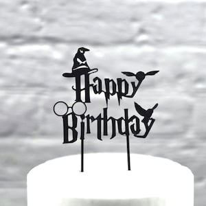 Wizard Cake Topper: Wizard Party Decor
