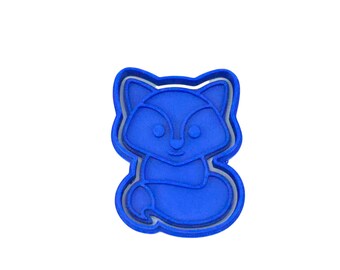 Fox Cookie Cutter and Stamp Set
