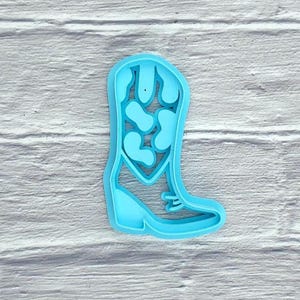 Western Boot Fondant stamp, Western Clay Stamp, Western Party, Western Cake, Western Cookie Cutter, Western Party Theme