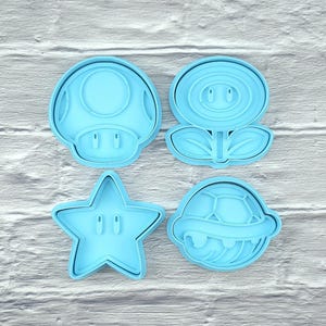 Gamer Cookie Cutter Stamp Set, Gamer Cookie Cutter, Gamer Cookies, Gamer Stamp, Gamer Party, Gamer Cake, Playdough Mold, Clay Mold