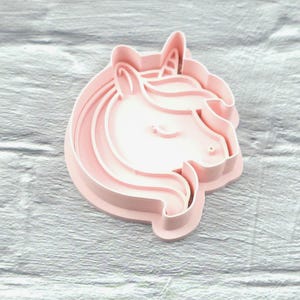 Unicorn Cookie Cutter Stamp, Unicorn Cookie Cutter, Unicorn Cookies, Unicorn Clay Stamp, Unicorn Fondant Stamp, Unicorn Embosser, Embosser