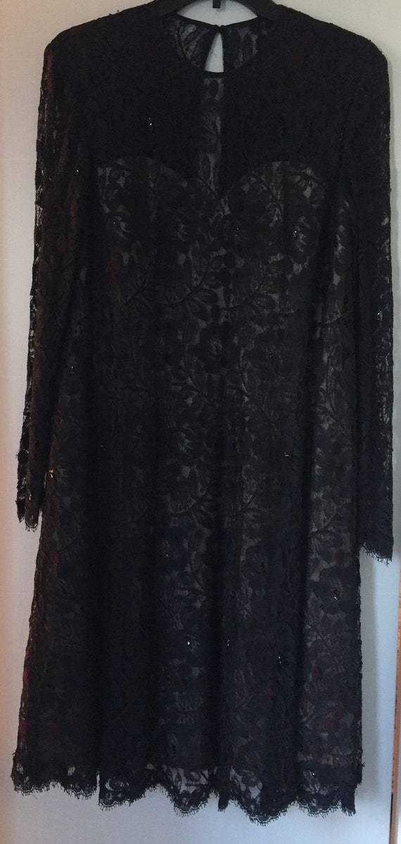 Black Lace Dress