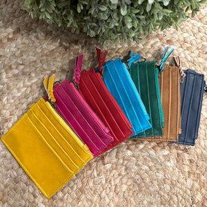 Leather Coin & Card Holder