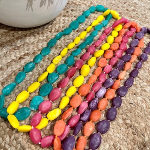 Long Resin Necklaces image 1