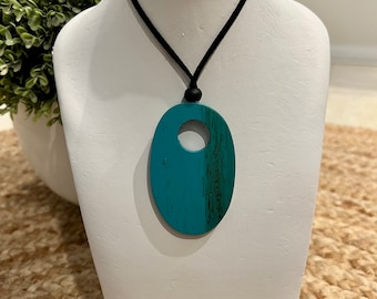 Wooden Pendant Necklaces