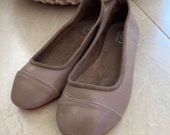 Leather Shoes - Stone