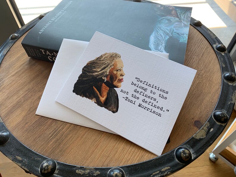 Toni Morrison Quote Note Card image 2