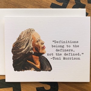 Toni Morrison Quote - Note Card