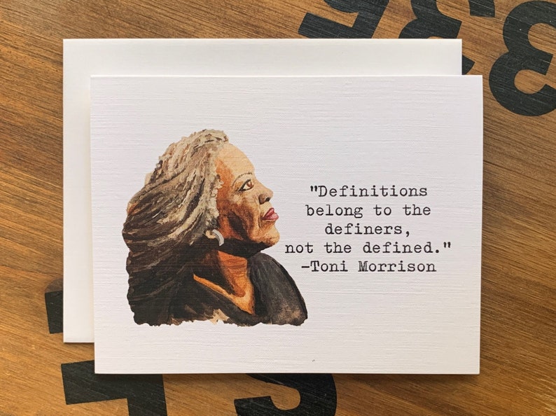 Toni Morrison Quote Note Card image 1