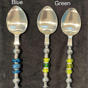 BEADED SERVING SPOON